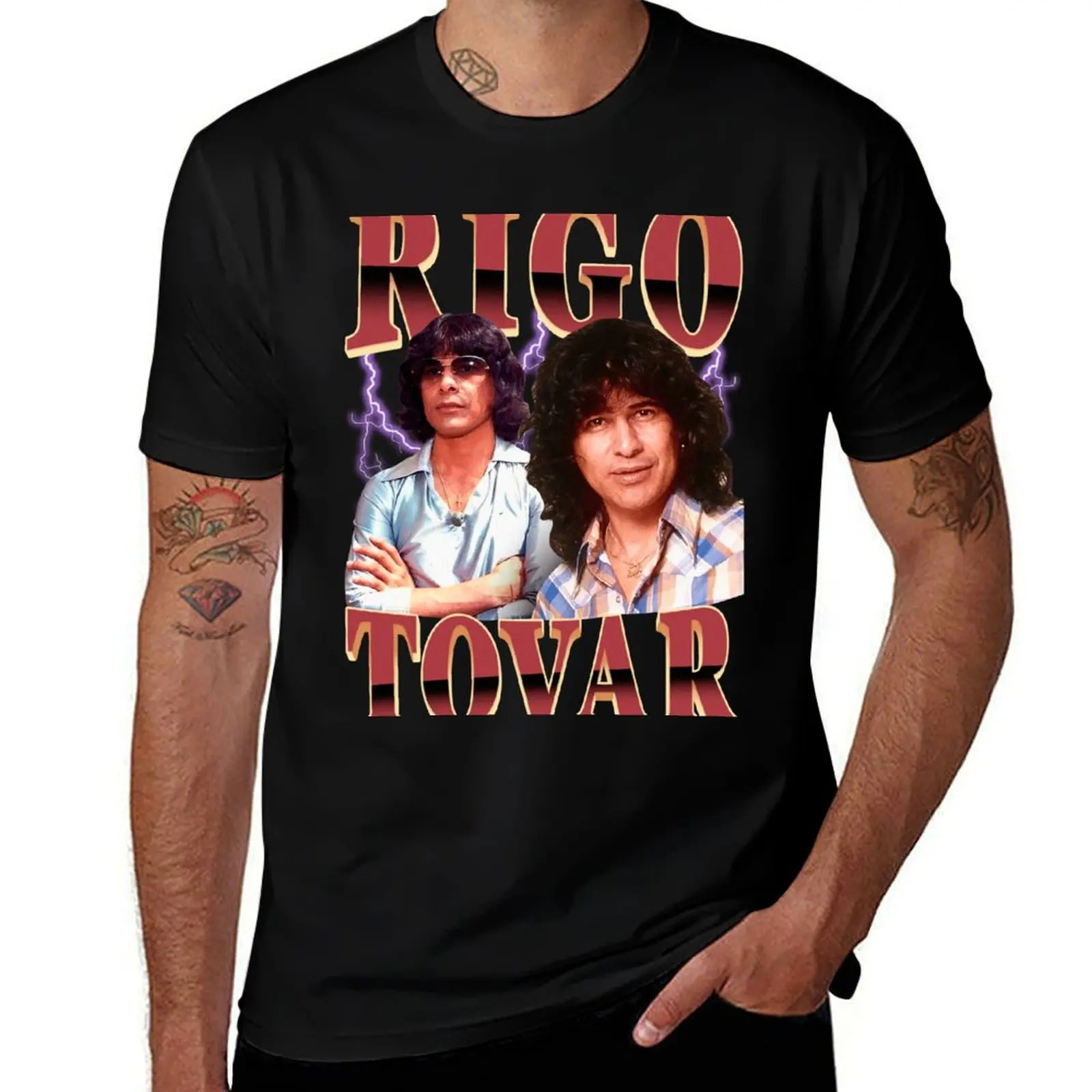 

Rigo Tovar Vintage Retro T-Shirt t shirts for man graphic tees t shirts for man slim fit anime tshirt T-Shirt