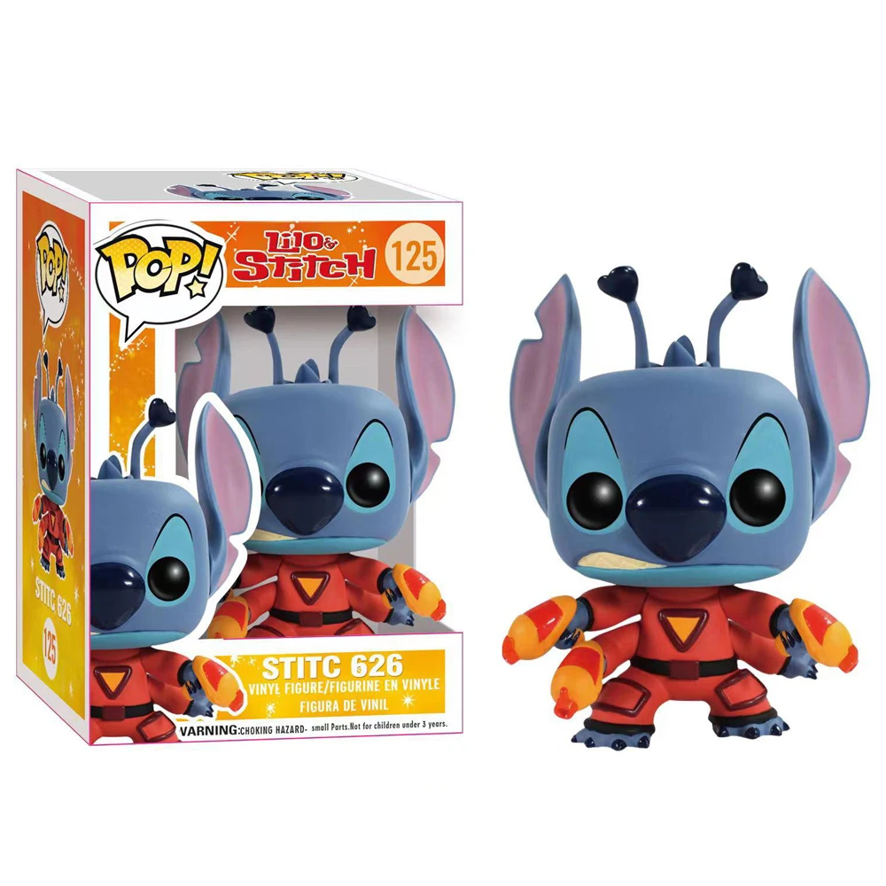 Hot Sales Funko Pop Stitch Anime Figure Toy Collectible Action Figuras Pvc Model Doll Kids Christmas Birthday Gifts