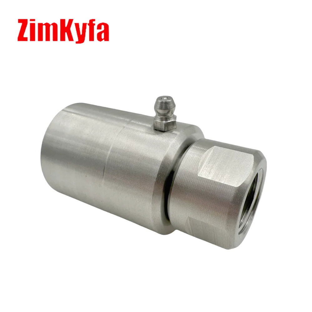 1/2In Hose Reel Swivel,5024-Ni-AL FXF Heavy Duty Steel Hose Reel Swivel for Industrial Rotary Unions