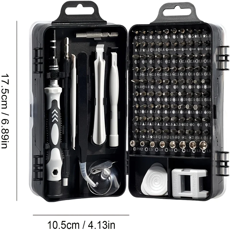 115 In 1 Multifunctional Precision Instrument, Cross Shaped Screwdriver, Screwdriver Head, Disassembly And Maintenance Tool Set