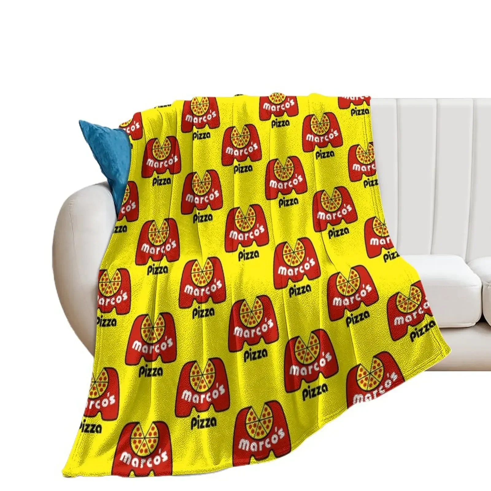 Marco's Pizza Resto Throw Blanket cosplay anime Weighted Thins Decoratives Blankets