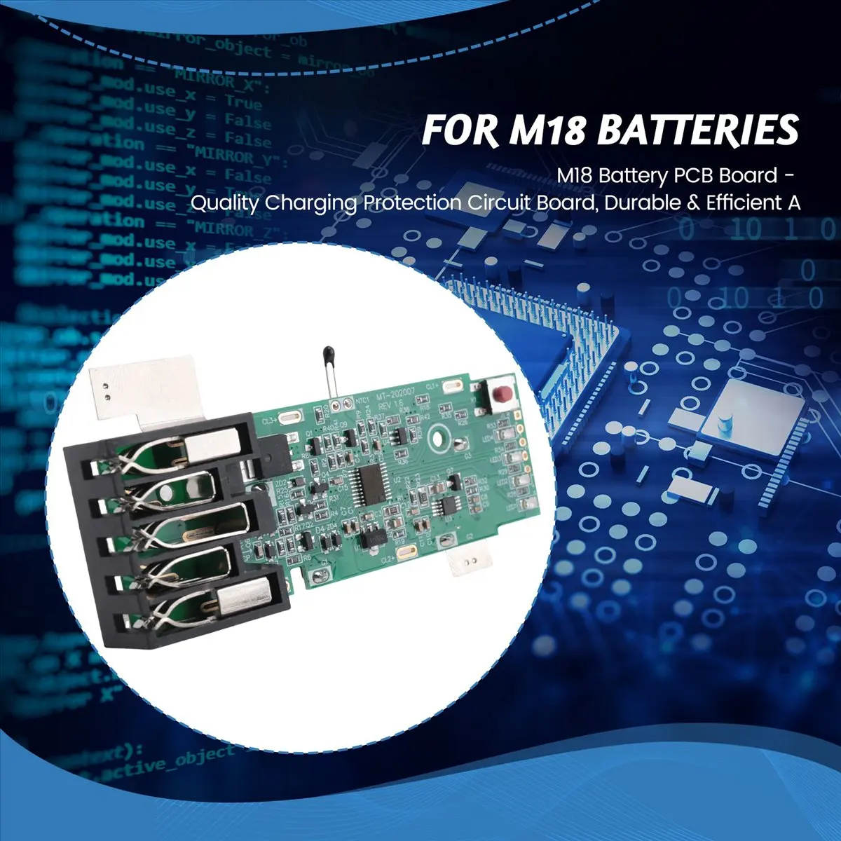 M18 Battery PCB Board for Milwaukee - High Quality Charging Protection Circuit Board, Durable & Efficient A