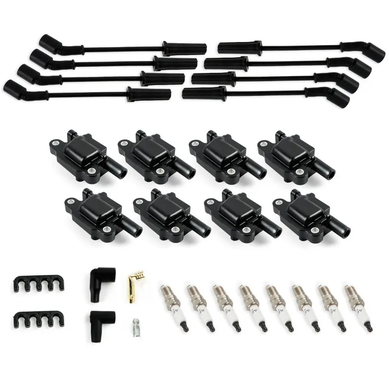 8pcs Ignition Coils & Iridium Spark Plugs & Spark Plug Wires for for for for GMC Hummer for Pontiac for Saab 12570616 UF413