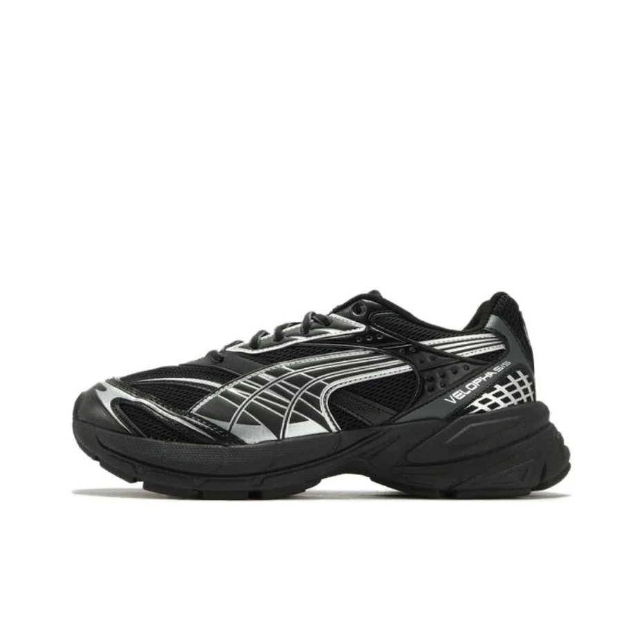 puma-velophasis-sneakers-basses-resistantes-a-l'abrasion-unisexes-noir-argent-406204-02