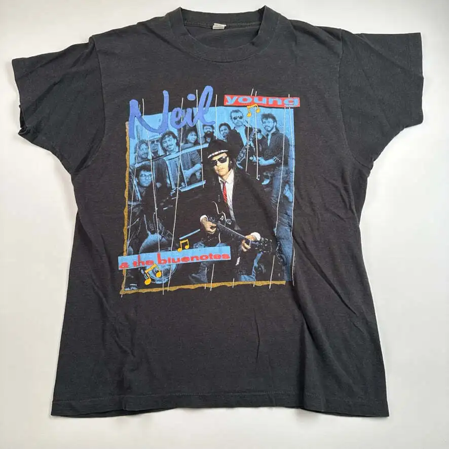 

Vintage 1988 Neil Young T Shirt Large Sponsored By