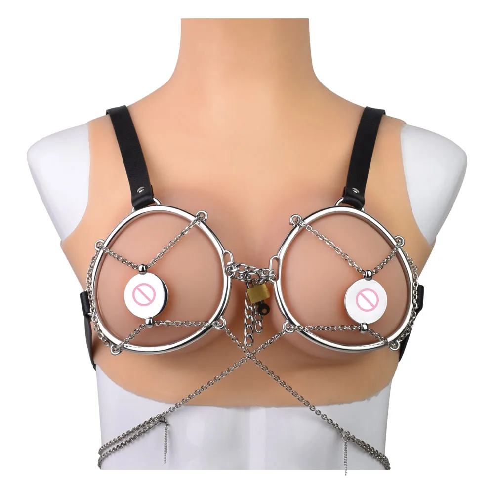 QKKQ Vrouwelijke Borstdruk Stimulator Wearable Tepel Kap Borst Bondage Cover BDSM Seksspeeltjes Sexy Gadget Voor Vrouwen 18 + Plezier