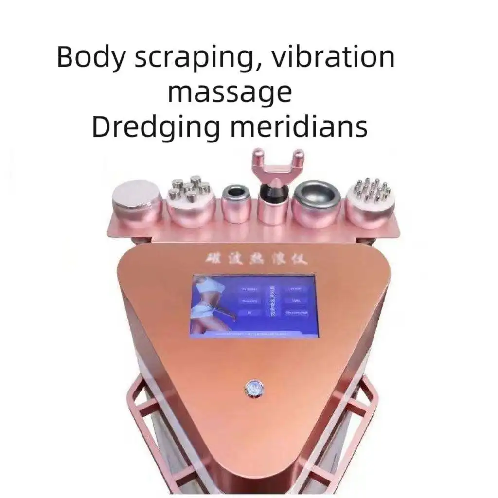 80K Cavitation Vacuum System Machine 6 in 1 Slimming Face Lifting Cellulite Reduction Massage Body Shaping Fat Burning Reducing