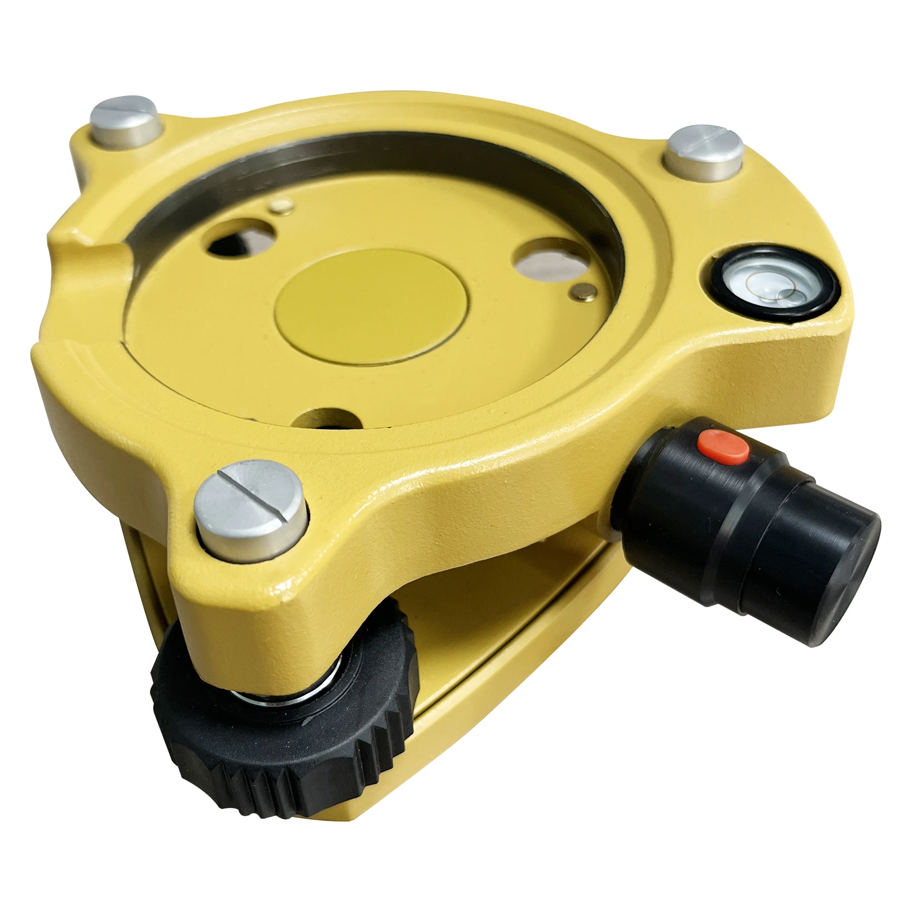 Yellow, Grey, Black 5/8X11 Thread Tribrach with Laser Adjustable Plummet for Topcon for Sokkia Total Surveying Station Level