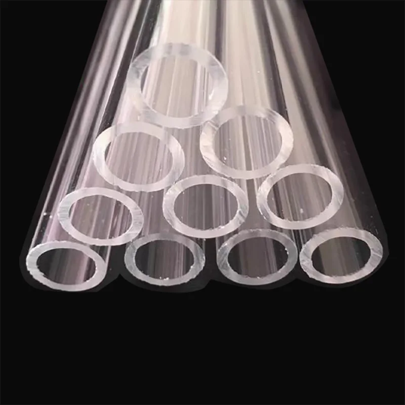 Tubo acrílico transparente para acuario, suministro de agua para pecera, tubo de plexiglás para jardín, 5mm a 60mm