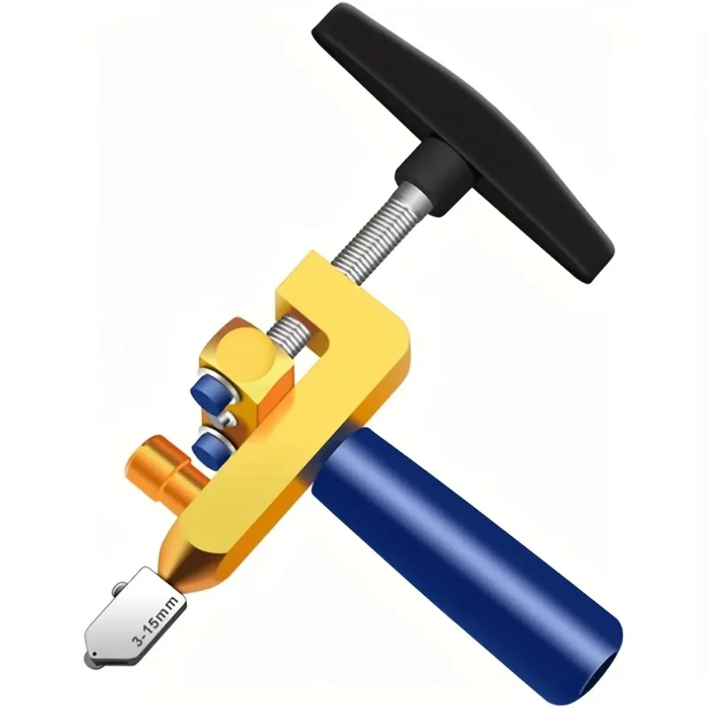 2 In 1 Manual Glass Cutte Two Spare Blades And Four Heads Making It Suitable For Both And Professional Tile Installation