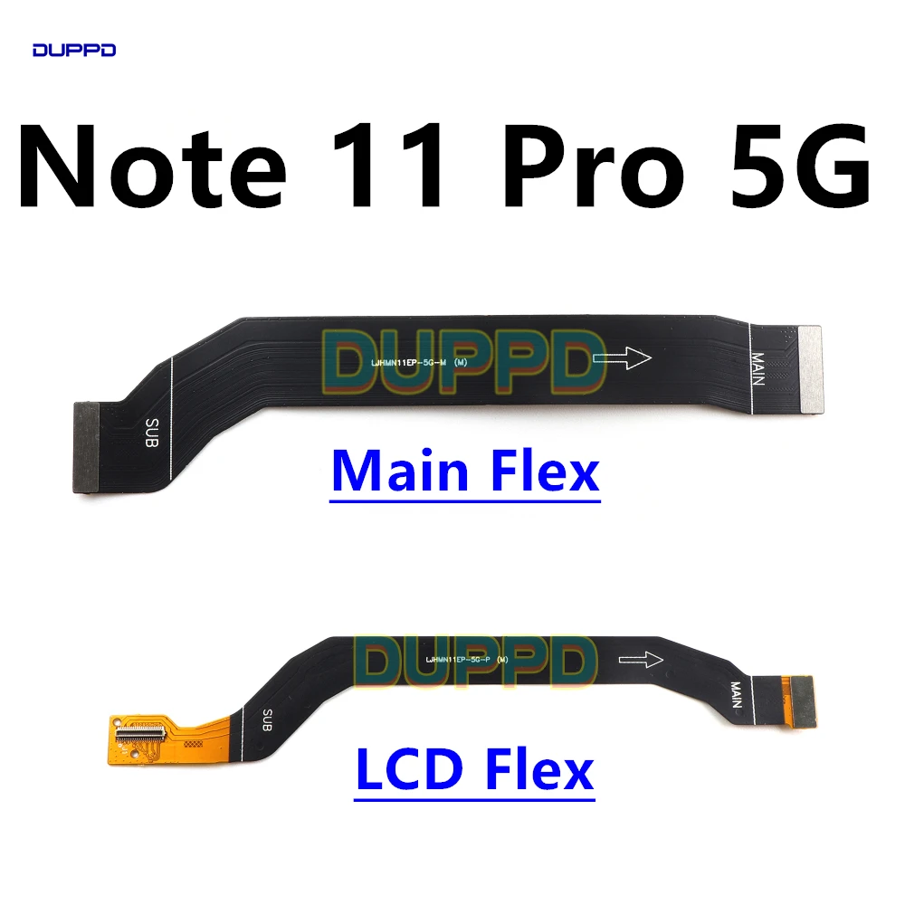 For Xiaomi Redmi Note 11 Pro 5G Note11 Pro Main Motherboard LCD Display Screen Ribbon Connect Mainboard Flex Cable