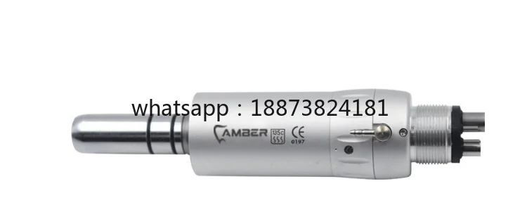 

Dental Portable Stainless Steel Electric 2 Holes Low Speed Handpiece Micromotor fast shipping