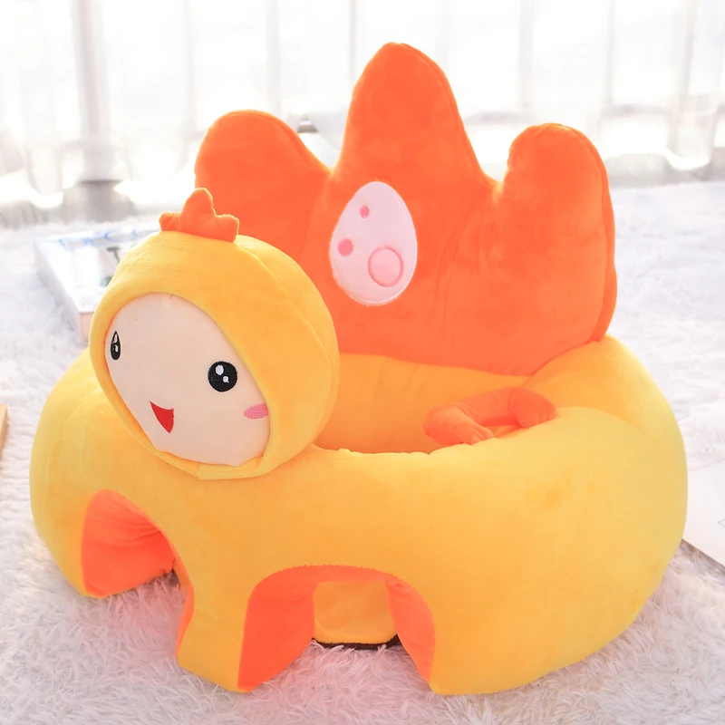 Cute Seat Support Baby  Learning To Sit Toddler Nest Puff Washable No Filler Cradle Sofa Chair