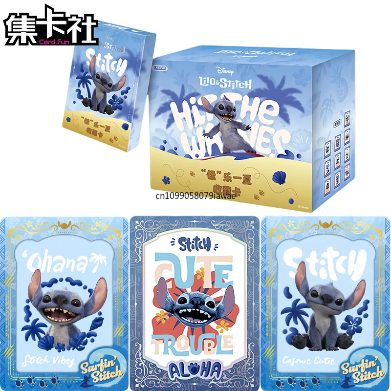 

Card.Fun Official Genuine Lilo & Stitch Card Stitch Anime MoviesCollection Cards Anime Peripheral Toys Flash Card Gifts