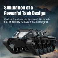 New Replica Tank Model 2.4g Ripsaw Ev3-F4 Rc Armored Off Road car 4wd 360 Rotation Dual Motor Waterproof Toy Car JJRC C8812