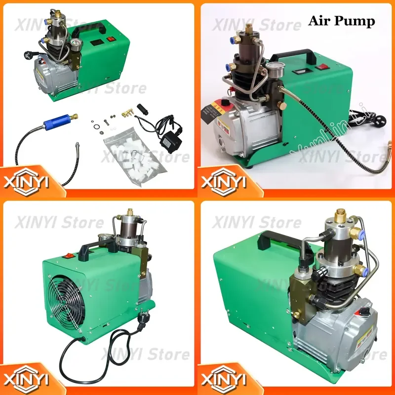 for 30MPA High Pressure Electric Air Compressor Pump for PCP Rifle Scuba Pneumatic Airgun Inflator