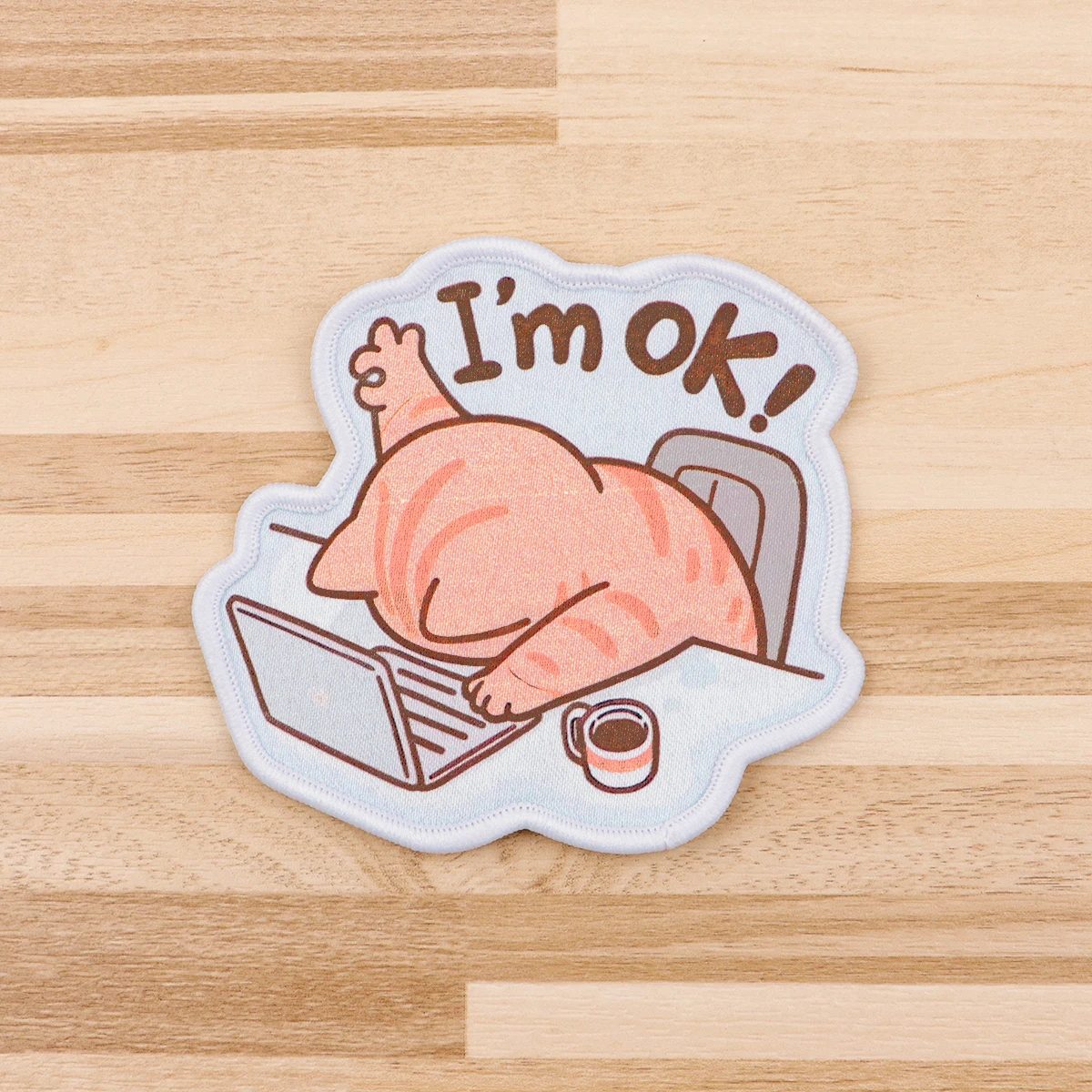 مضحك الحيوانات يقتبس المطرزة التصحيح للملابس السترات ADHD عبارة التصحيح DIY بها بنفسك الحديد على بقع زين اكسسوارات ملصقات #4