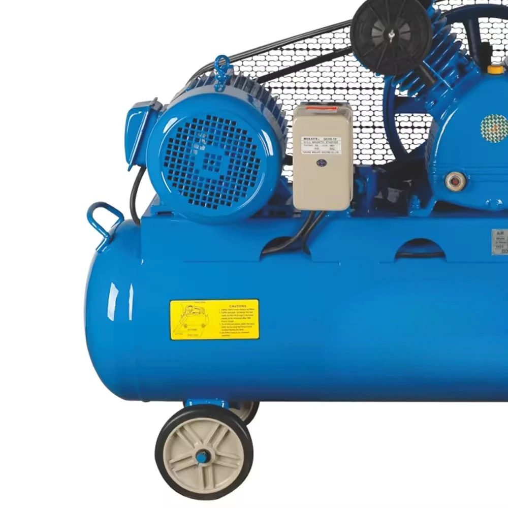 ضاغط هواء بحزام من الدرجة الصناعية مضخة هواء عالية الضغط لإصلاح السيارات ومكبس الطلاء ضاغط هواء 220 فولت مزدوج بثلاثة أسطوانات