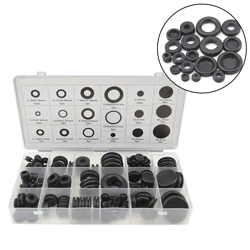 General Repairs Gasket Assortment Automotive Sealing Solutions Box Gasket Assorted Washers 125 Pieces Dustproof Seals