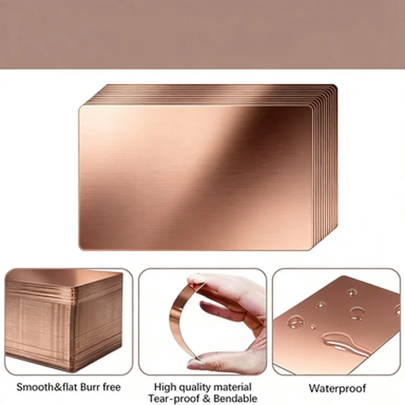 44 pcs 0.45mm Laser Engraving Cards for DIY Engraving Projects, Durable Scratch Resistant, Perfect for Laser Marking