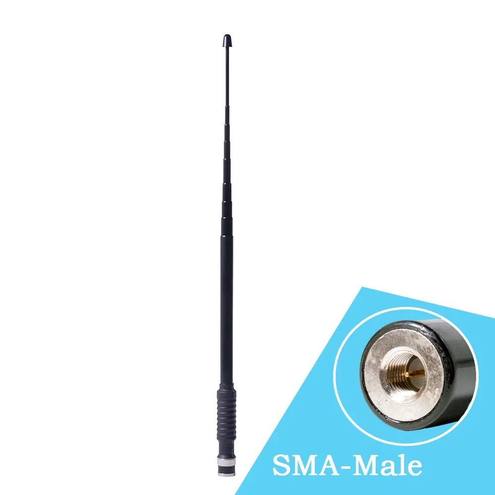 Nagoya NA-766 Bnc 80-600Mhz Dual Band Cb Radio Telescopische Antenne Voor Icom IC-V8 ICV82 IC-U82 IC-V85 TK308 CP520