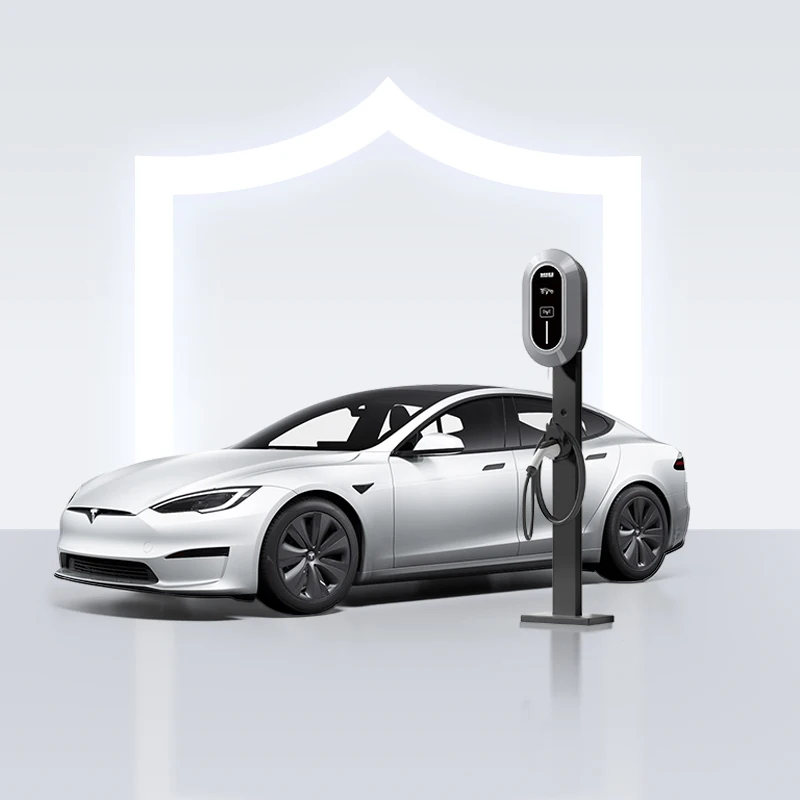 2025 رائجة البيع صندوق الحائط Ev محطة شحن المنزل الشمسية محطة شحن السيارات المستوى 2 Ev شواحن شاحن سيارة Ev Gb/t تيار مستمر