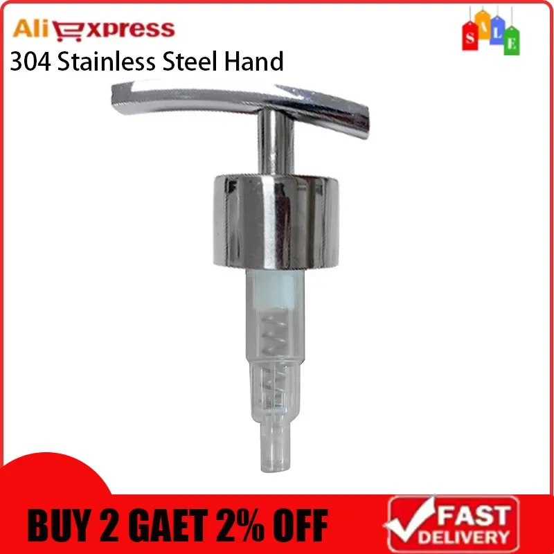 الفولاذ المقاوم للصدأ اليد زجاجة شامبو مضخة الصحافة رئيس فوهة للحمام المطبخ رغوة الصابون موزع شامبو الملحقات
