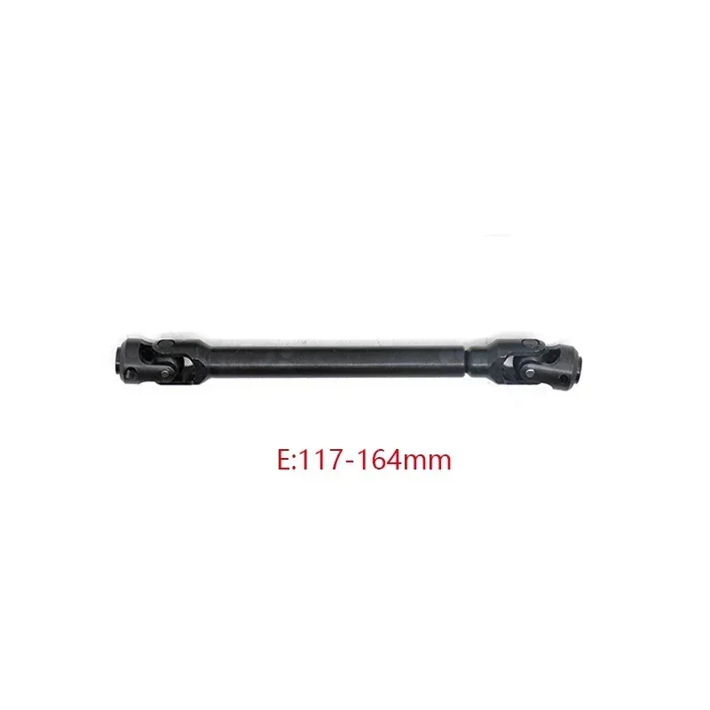 Eixo de transmissão de aço endurecido, 95-110mm 105-140mm para carro crawler 1/10 rc axial scx10 90046 capra trxs trx4 redcat gen8