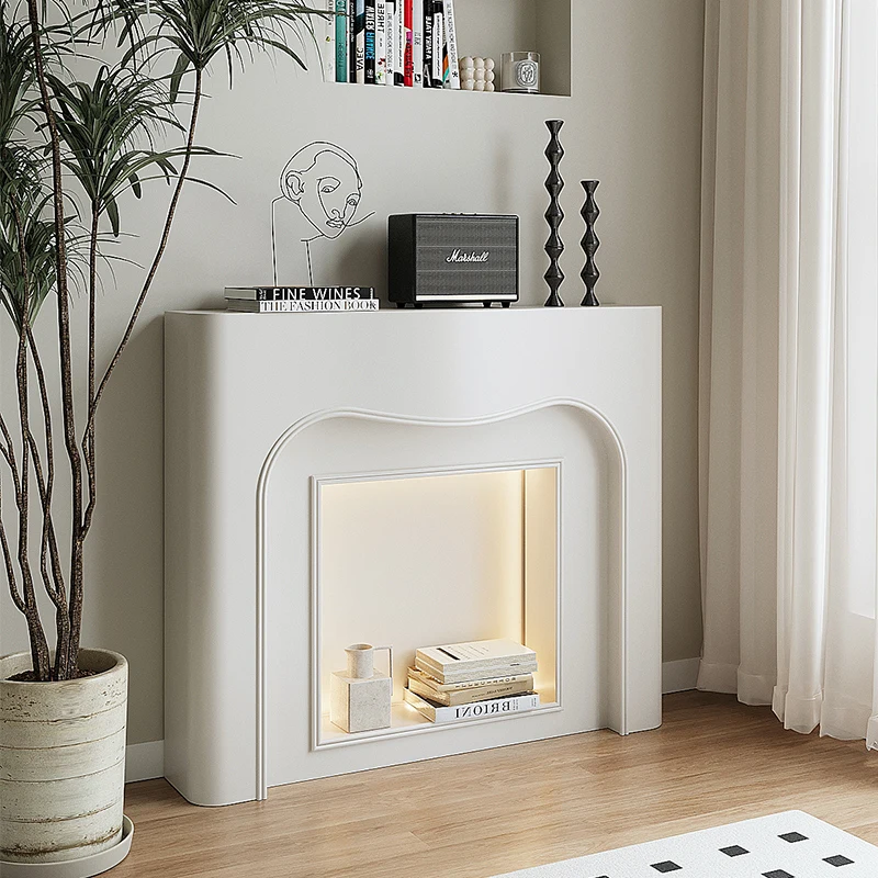 

Французский камин, декоративный шкаф, черный дисплей, боковой шкаф для крыльца, имитация распыления пламени у стены, прямая трансляция