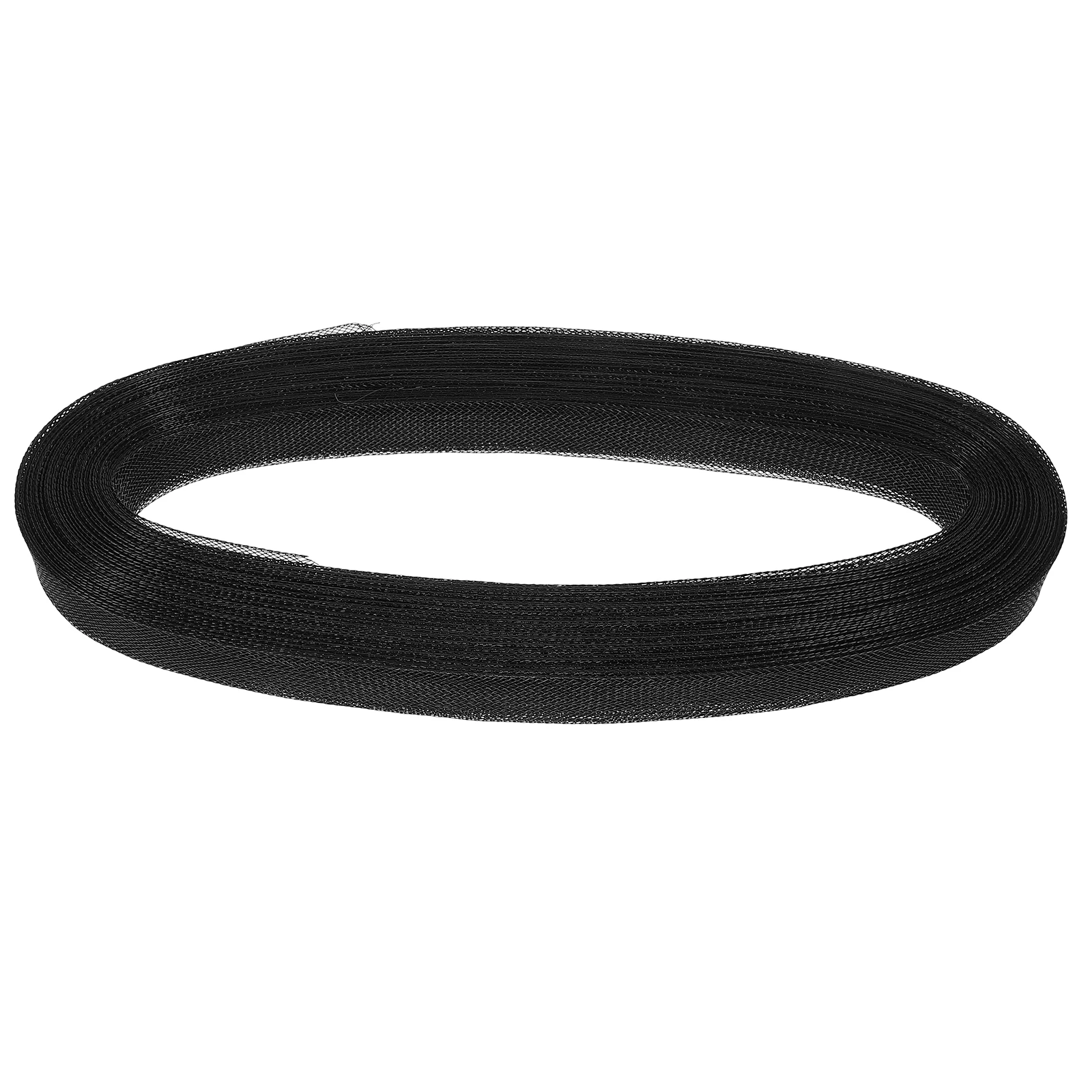 

Black 2 5cm Thick Hard Elastic Net Ribbon for Clothes DIY Polyester Boning Sewing Accessories Household Dress Support
