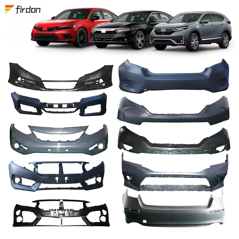 Meileng Plastic Auto Car Rear Front Bumper for Ho-da Civic Accord Fit Jazz Odyssey Vezel Hrv City Cr-v Crv 2022 2023