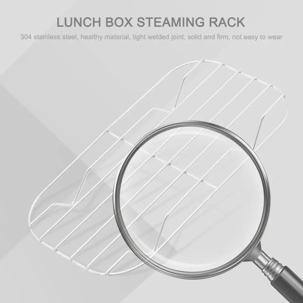 

Многофункциональная подставка для приготовления на пару из нержавеющей стали для ланч-бокса, для кемпинга, крепление для ланч-бокса, принадлежности для приготовления пищи