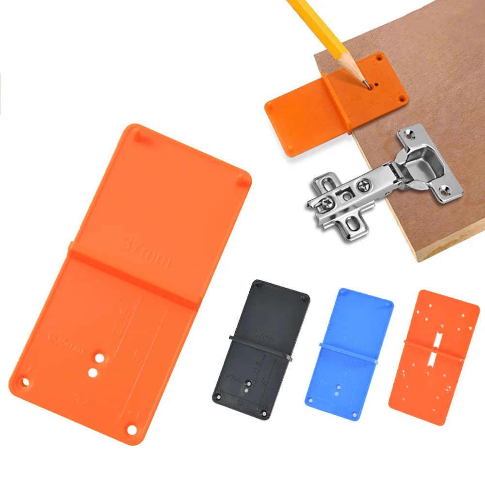 Mới 35Mm Gỗ Bản Lề Bấm Lỗ Lắp Tủ Bản Lề Lắp Đặt Tự Làm Bản Mẫu Gỗ Định Vị Công Cụ