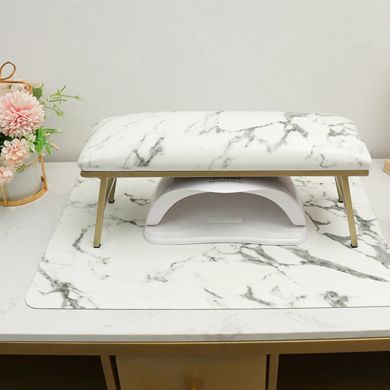 

Marble Nail Hand Rest Set Nail Cushion Pillow Manicure Stand Are Rest for Nails Nail Table Manicure Table Nail Mat