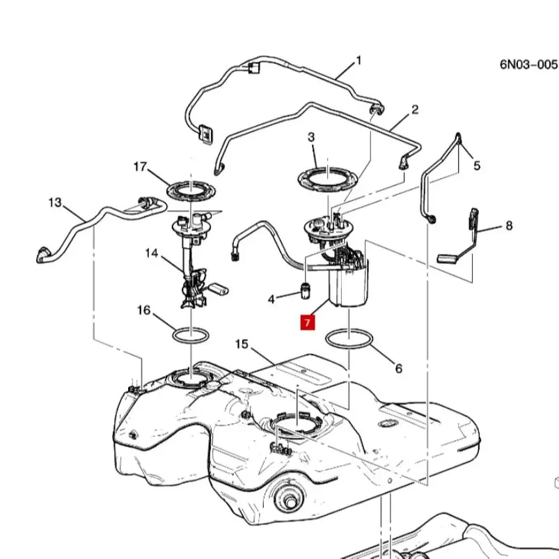 

Модуль топливного насоса 13578360 E4024M M10285 P77022M подходит для Cadillac SRX 2.8L 3.0L 3.6L 2010-2016 20919759 FG1742 M100026