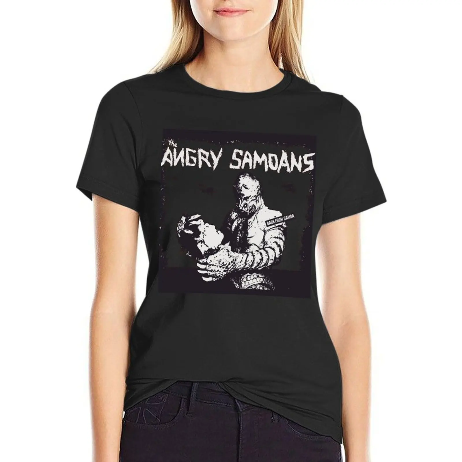 The Angry Samoans Classic T-Shirt female korean fashion vintage clothes cropped t shirts for Women