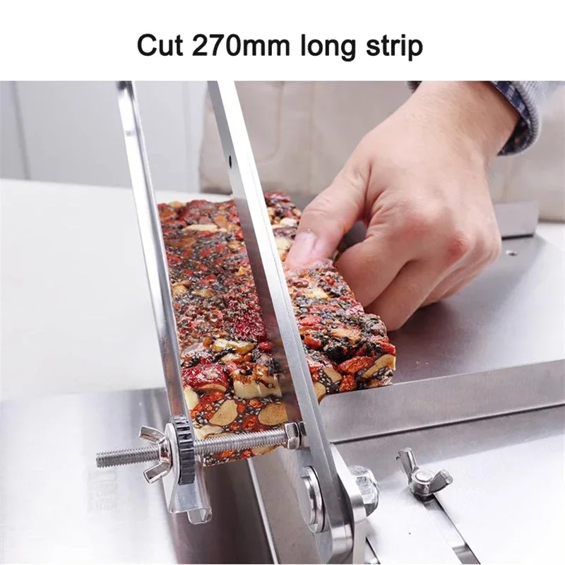 Cortador de tortas pequeño Ejiao, cortador Manual de turrón, caramelo, maní, rebanador frágil, cortador de frutas y verduras para el hogar, utensilios de cocina