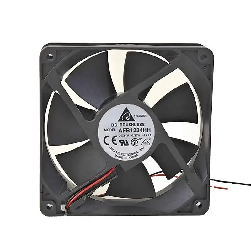 lz-delta-afb1224hh-12025-24v-027a-12cm-ventilador-de-resfriamento-inversor-de-2-fios