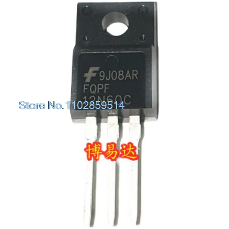 20 قطعة/الوحدة FQPF12N60C TO-220F 12A600V موسفيت 12N60