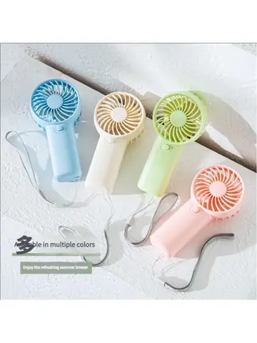 Handheld Fan Portable Pocket Mini AA Battery Powered Lightweight Air Cooler for Travel Outdoor Office Personal Use