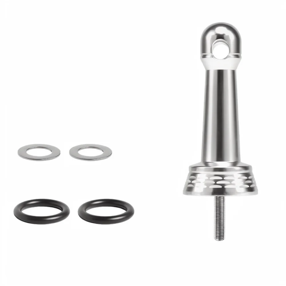 For Haut Ton Spinning Fishing Reel CNC Metal Double Handle Rocker Arm Replacement Parts Stable Durable Accessory Tool Gear