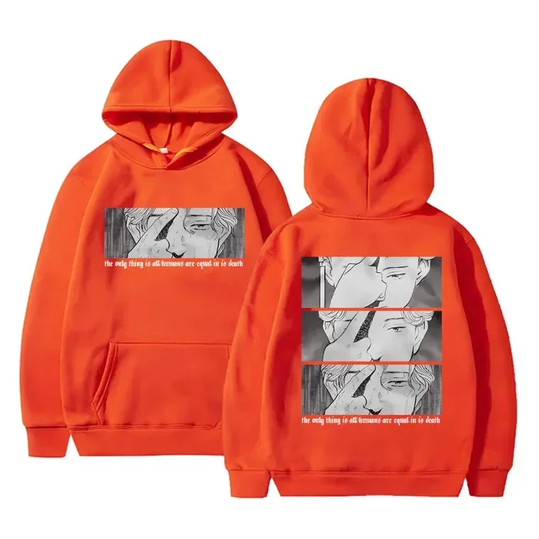 سويت شيرت Monster Naoki Urasawa Vinland Saga بغطاء للرأس فضفاض عتيق