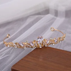 Luxury Rhinestone Crystal Tiaras And Crowns Queen For Women Pageant Party Bridal Wedding Hair Accessories Jewelry Diadem Tiara