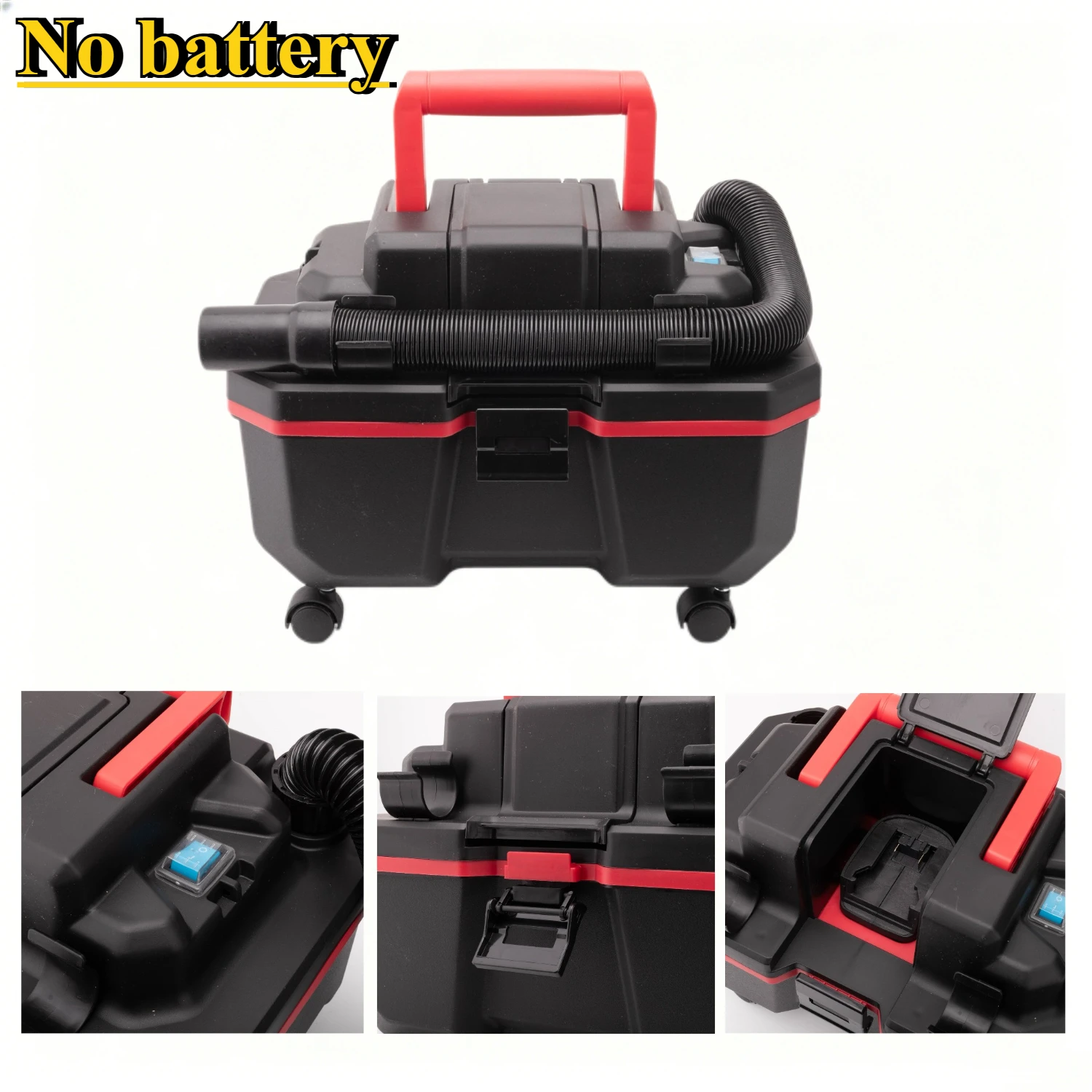 

Portable Cordless Car Vacuum Cleaner Is Suitable for Milwauke 18V Lithium Battery Household Handheld Vacuum Cleaner (No Battery)