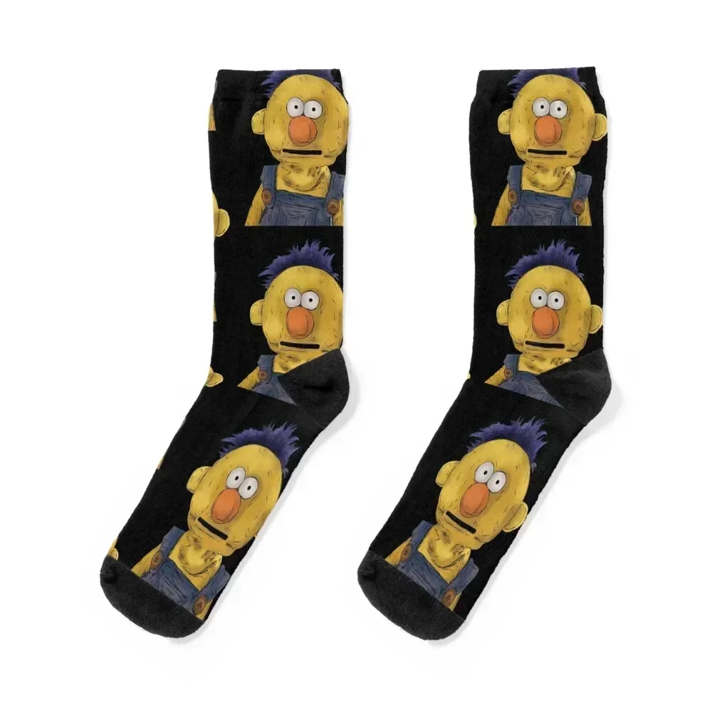 

Yellow Guy Socks crazy shoes Non-slip Socks For Men Women's