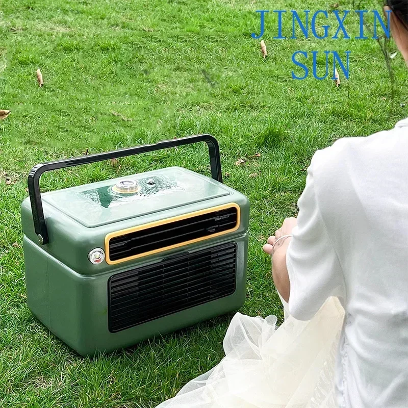 Camping Tent Using DC12V/24V 110-240V Portable Mobile AC Air Cooler Vehicle Mounted RV Truck Tent Camping Cooler Air Conditioner