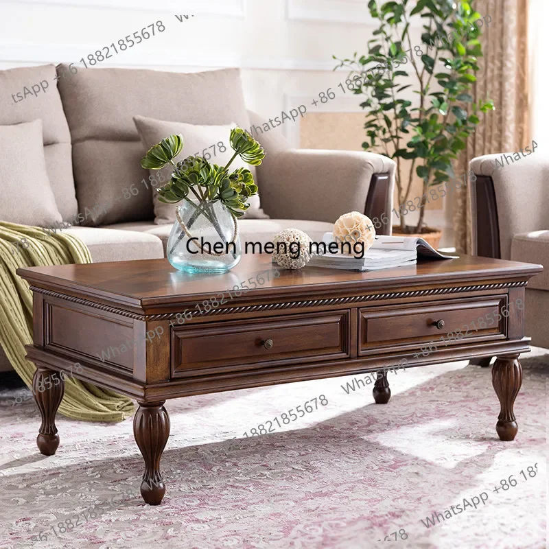 

RR Antique Luxury Coffee Table Bedroom Modern Nordic Unique Coffee Table Computer Aesthetic Italian Tische Chinese Style Furnitu