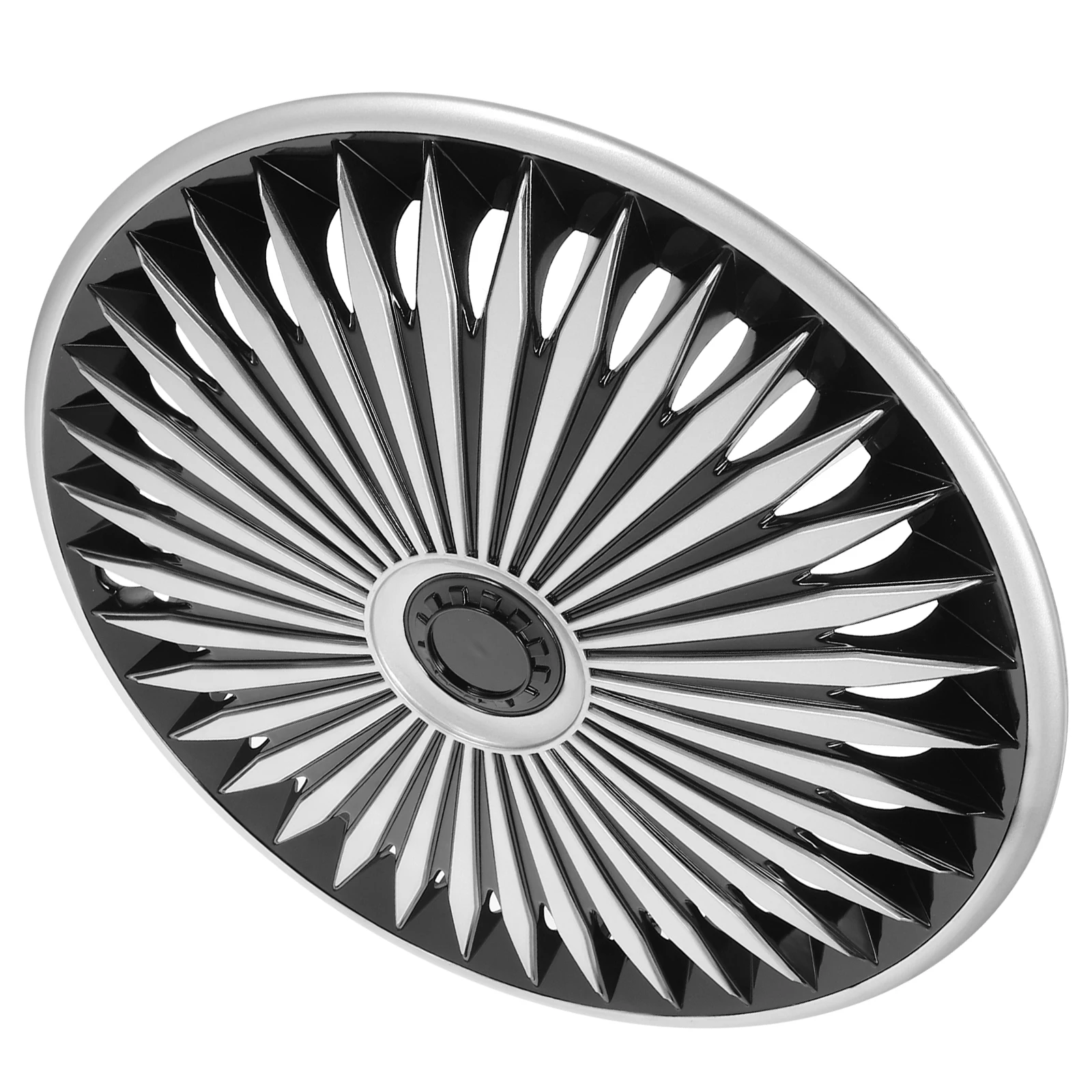 

15 Inch Universal Car Rim Decorative Cover Black HY Wheel Hub Caps Vehicle Accessories Tire Attachments