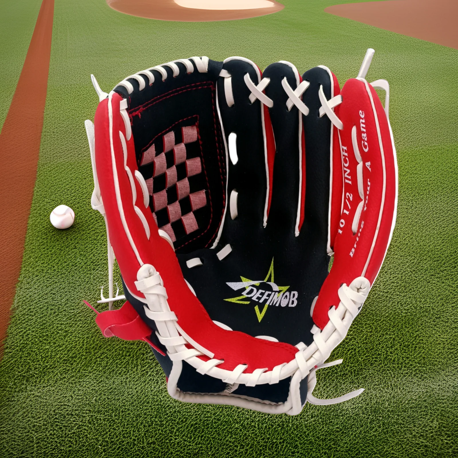 

Professional Baseball Gloves 10.5 Youths Adults Genuine Leather Baseball Mitt Gear Softball Training Catcher Gloves