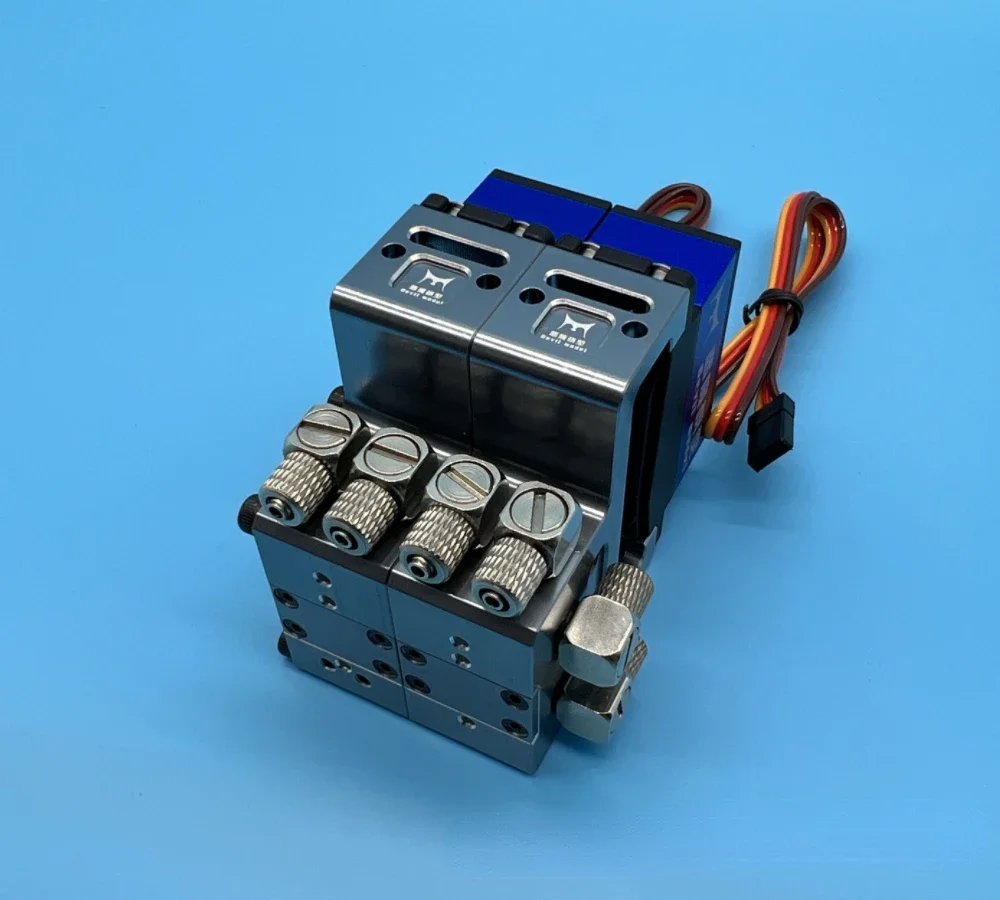 1/12 RC Excavator/Engineering Vehicle Series Model Accessories Neutral Oil Return Valve 2CH To 5CH RC Hydraulic Reversing Valve